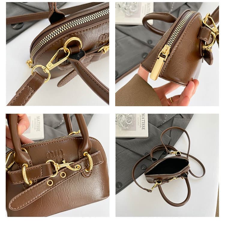 Mini-Muscheltasche Damen tragbare Umhängetasche