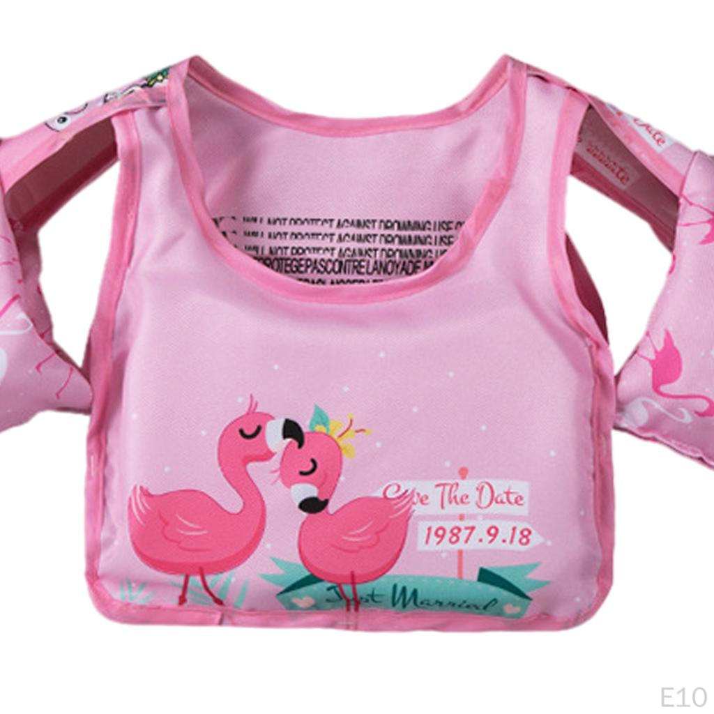 Kids Swim Vest Float Trainer Floating Pool Arm Band Jacket for Baby Children Blue Tailed Mermaid