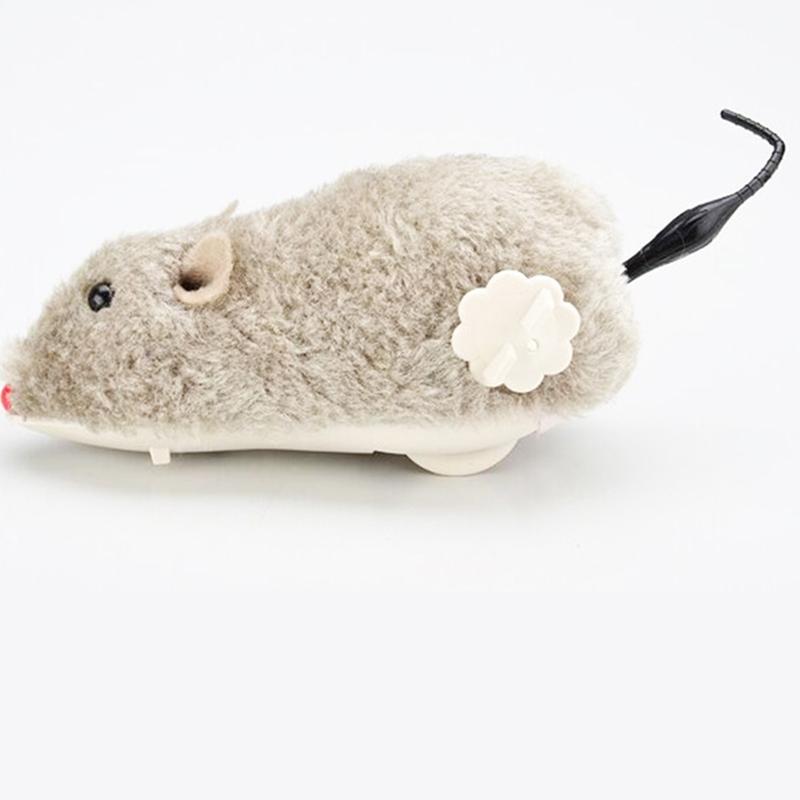 Wind Up Mouse Racing Mini Jumping Rat Plush Mice Realistic Looking Pet with Twirling Tail,Wind Up Toys for Birthday Gift