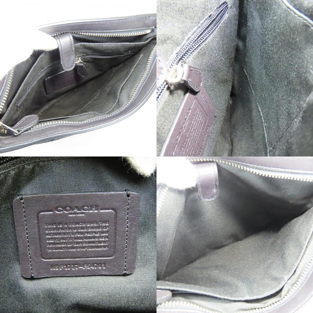 Použitá taška přes rameno COACH Signature F54781 PVC/kůže černá šedá ležérní