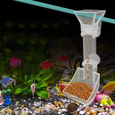 Aquarium Fütterungsrohr Kunststoff Montiert Garnelenfutterspender Professionelles Aquariumzubehör Haustierfutterspender Zubehör