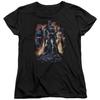 Justice League Take a Stand Womens T Shirt Black