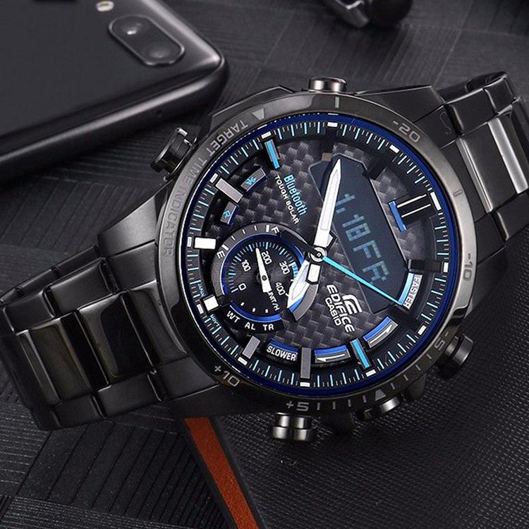 CASIO Men EDIFICE Black Watch ECB-800DC-1APR ECB-800DC-1APR