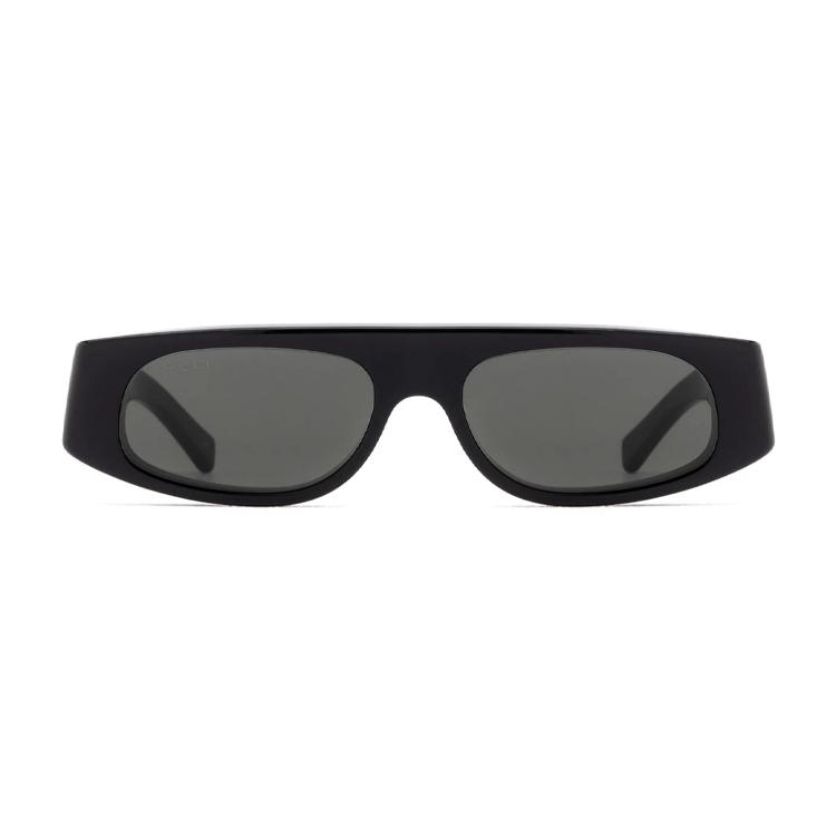 

GUCCI Gucci Logo Acetate Irregular Sunglasses Women s Black 51 чёрный