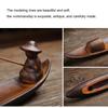 Chinese Style Retro Fishing Line Incense Burner, Home Decoration with a Flat Boat Lying Incense Diffuser Incense Pedestal