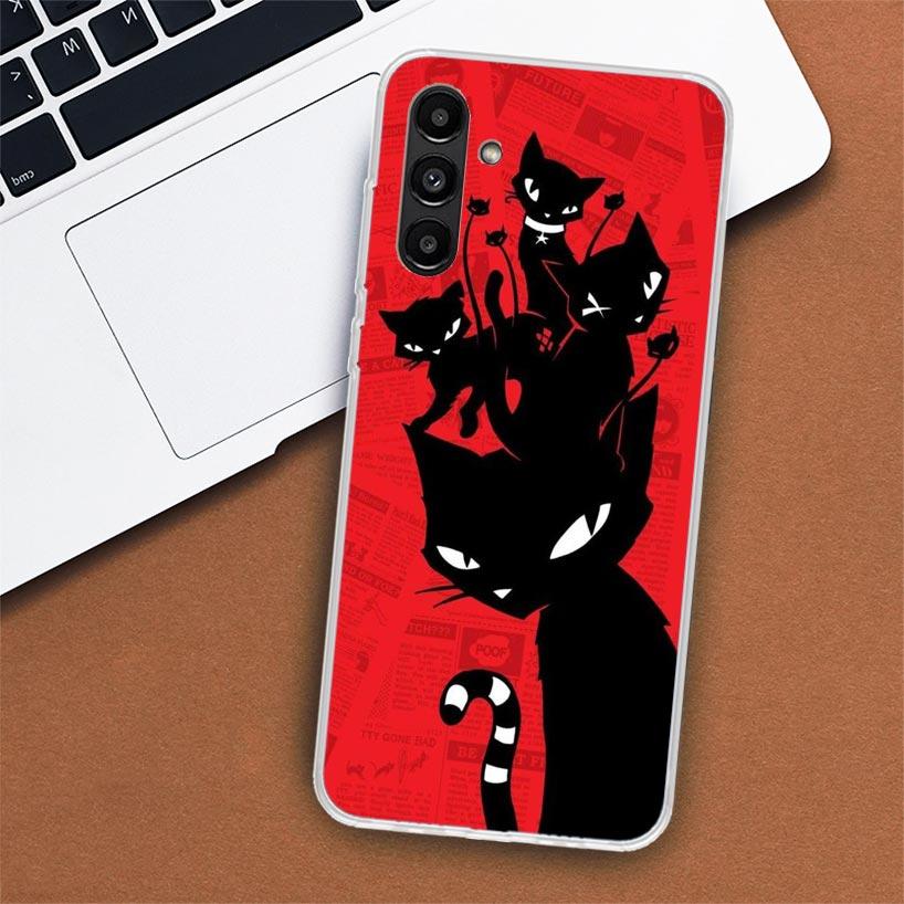 Comics Emily The Strange Phone Case For Samsung Galaxy A02S A12 A22 A32 A42 A52 A72 A51 A50S A71 A41 A31 A21S A70S A40 A30S A20E