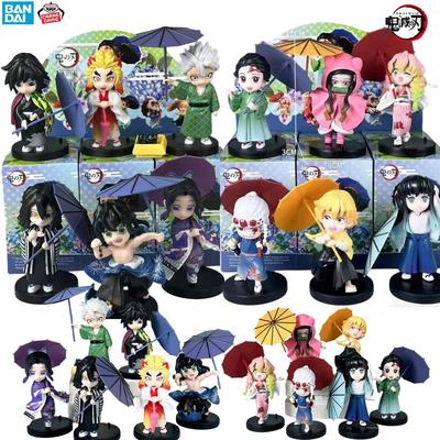 Latest Style Demon Slayer Blind Box Figure Plum Rain Series Kochou Shinobu Tomioka Giyuu Kanroji Mitsuri Mystery Box Toy Gift