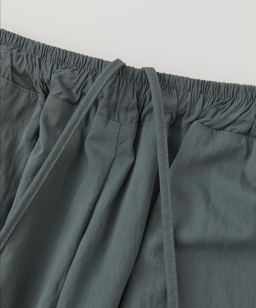 Lounellain Mac Curved Mesh Nylon Pants_Charcoal