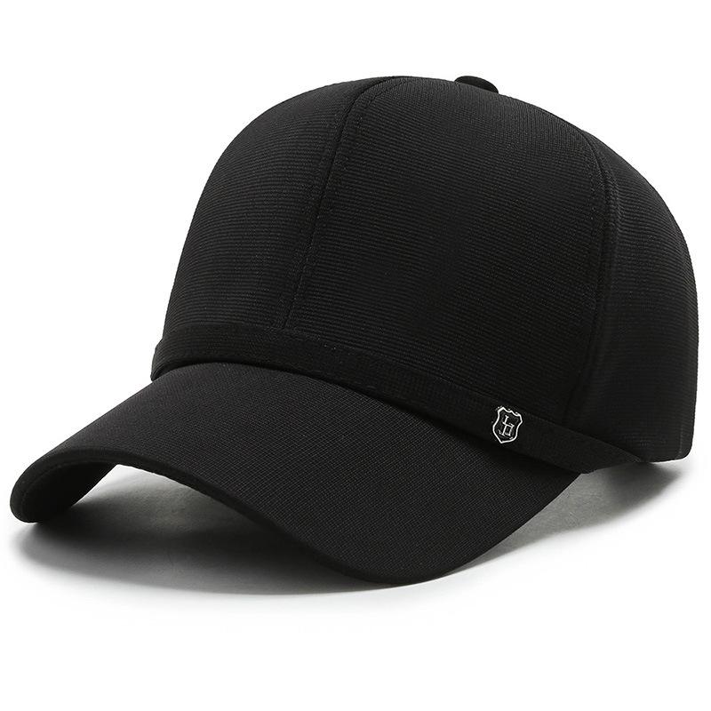 

New hat men s spring and summer old iron standard cap middle-aged and elderly personality trendy baseball hat Adjustable чорний