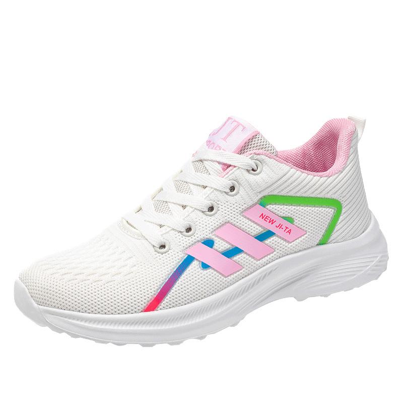 

2025 spring and summer couples trendy shoes men and women the same fashion sports leisure breathable mesh shoes lightweight non-slip wear-resistant m 36