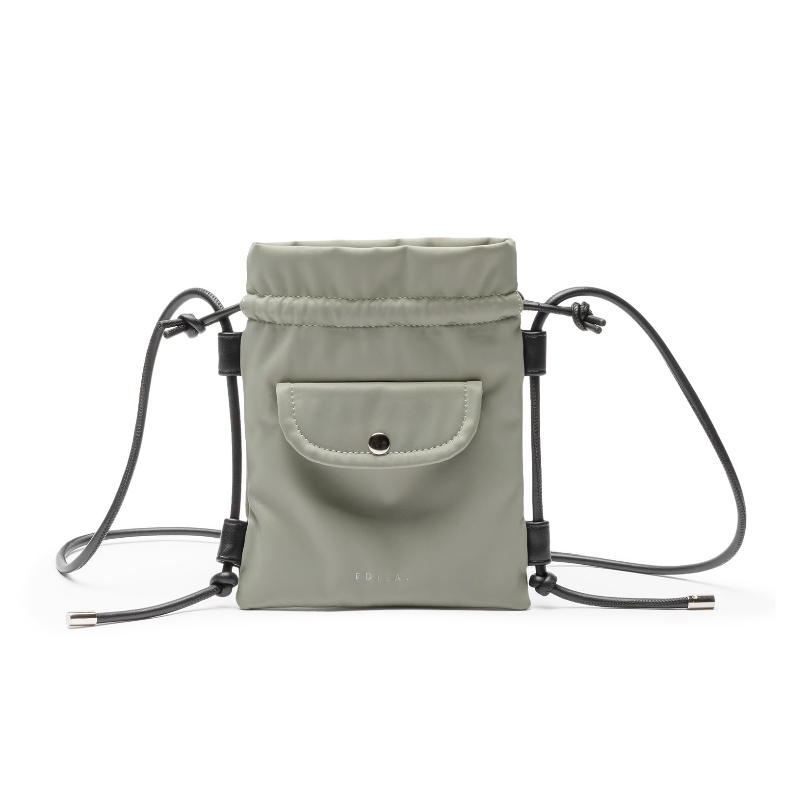 

Edita Shoulder Bag, Sacoche, Women s and Men s, Lightweight, Crossbody, Small, No Gusset, Waterproof, Sub-Bag, edt-198, Gray