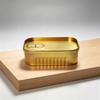 Sardine Can Shaped Storage Tin Box Space-Saving Small Storage Organizer for Closet Hair Accessories Socks Household Sundries