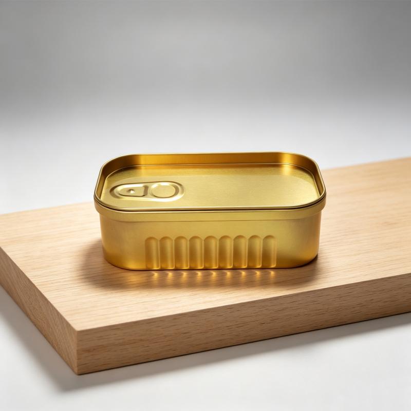 Sardine Can Shaped Storage Tin Box Space-Saving Small Storage Organizer for Closet Hair Accessories Socks Household Sundries