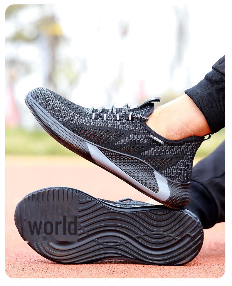 Men's Breathable Anti-Smash and Anti-Puncture Summer Work Shoes