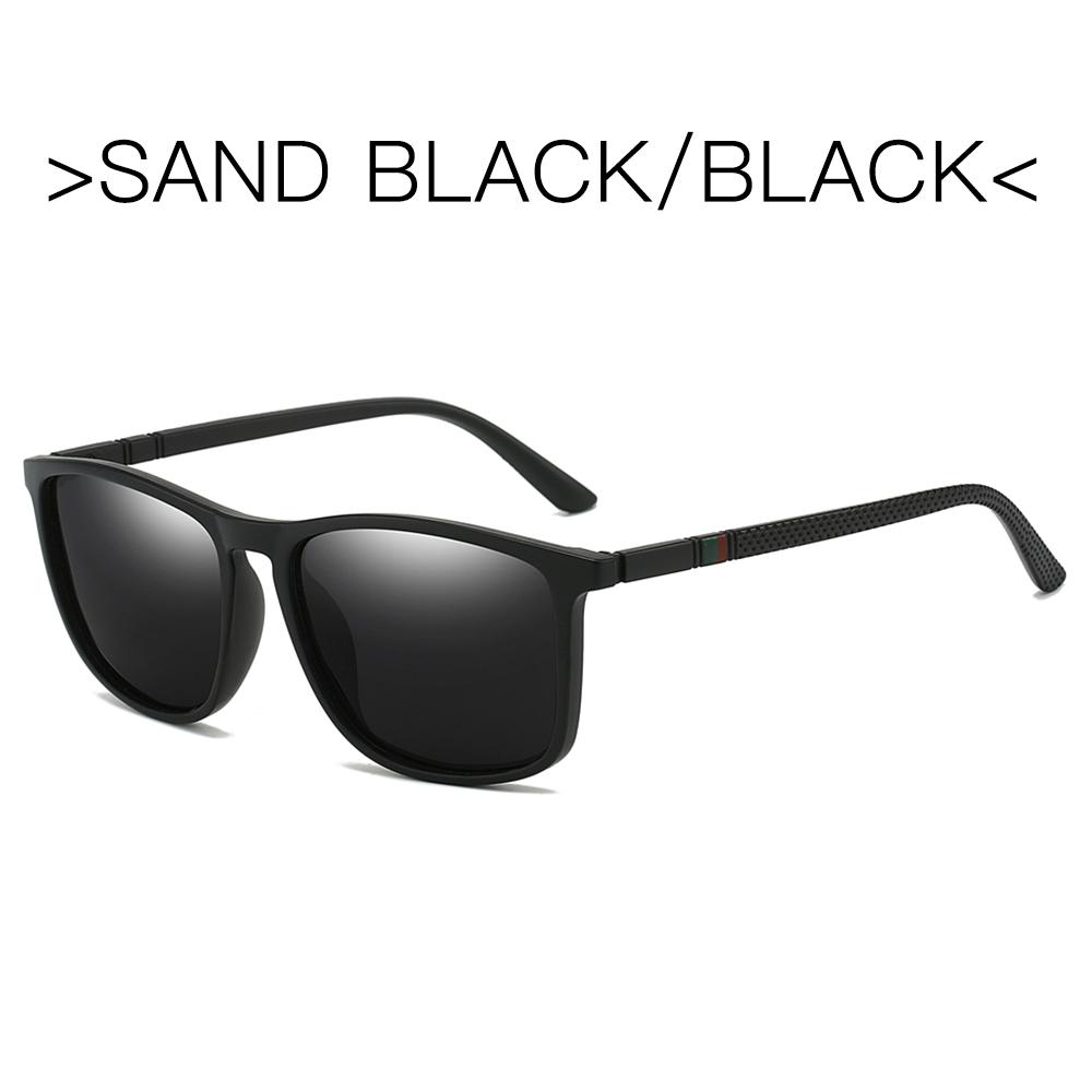 Sports Sunglasses for Men Polarized Comfortable Wear Square Sun Glasses Male Light Weight Eyewear Accessory with Origina UV400