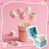 Cake Pop Press Easy Circle Cake Pop Cutter Mold Easy-Release Dessert Maker Aid for Rice Balls Chocolate Cookie Mochi Soft Clay