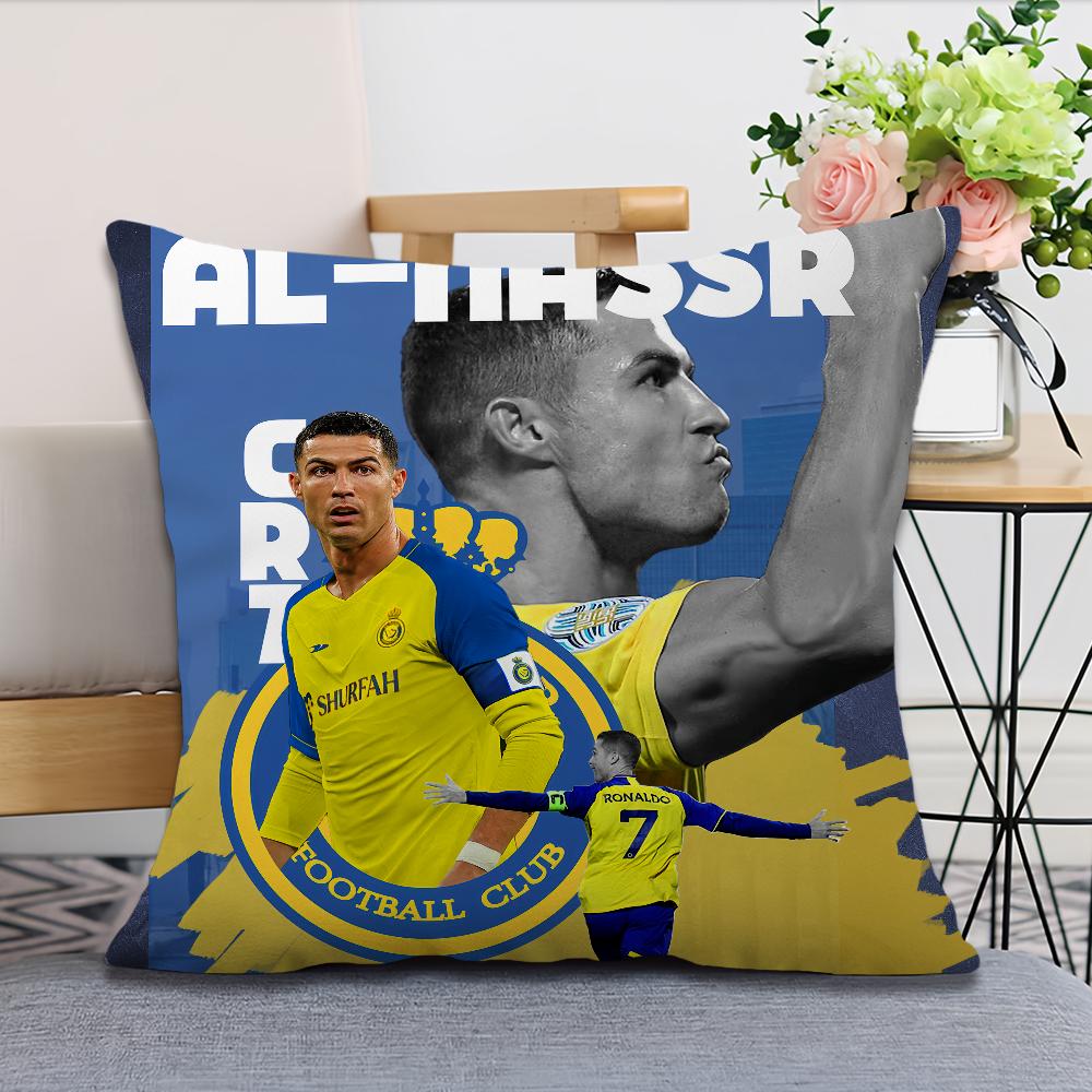 Federa Cuscino R-Ronaldo Custodia Stanza Camera da letto Divano Soggiorno Stella Schienale Auto C-Cr7 Quadrato Calcio Testiera