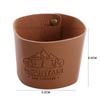 Camping Cup Hot Resistant Stainless Steel Cup Sleeve Protective Cover Leather Cup Cover Cup Sleeve