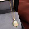 Women's Fashion Zirconia Pendant Necklace - High-Grade Pure Copper Clavicle Chain