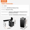 Professional Makeup Train Case Aluminum Cosmetic Case, Workbench With Supporting Legs, Rolling Makeup Case Extra Large Trolley Makeup Travel