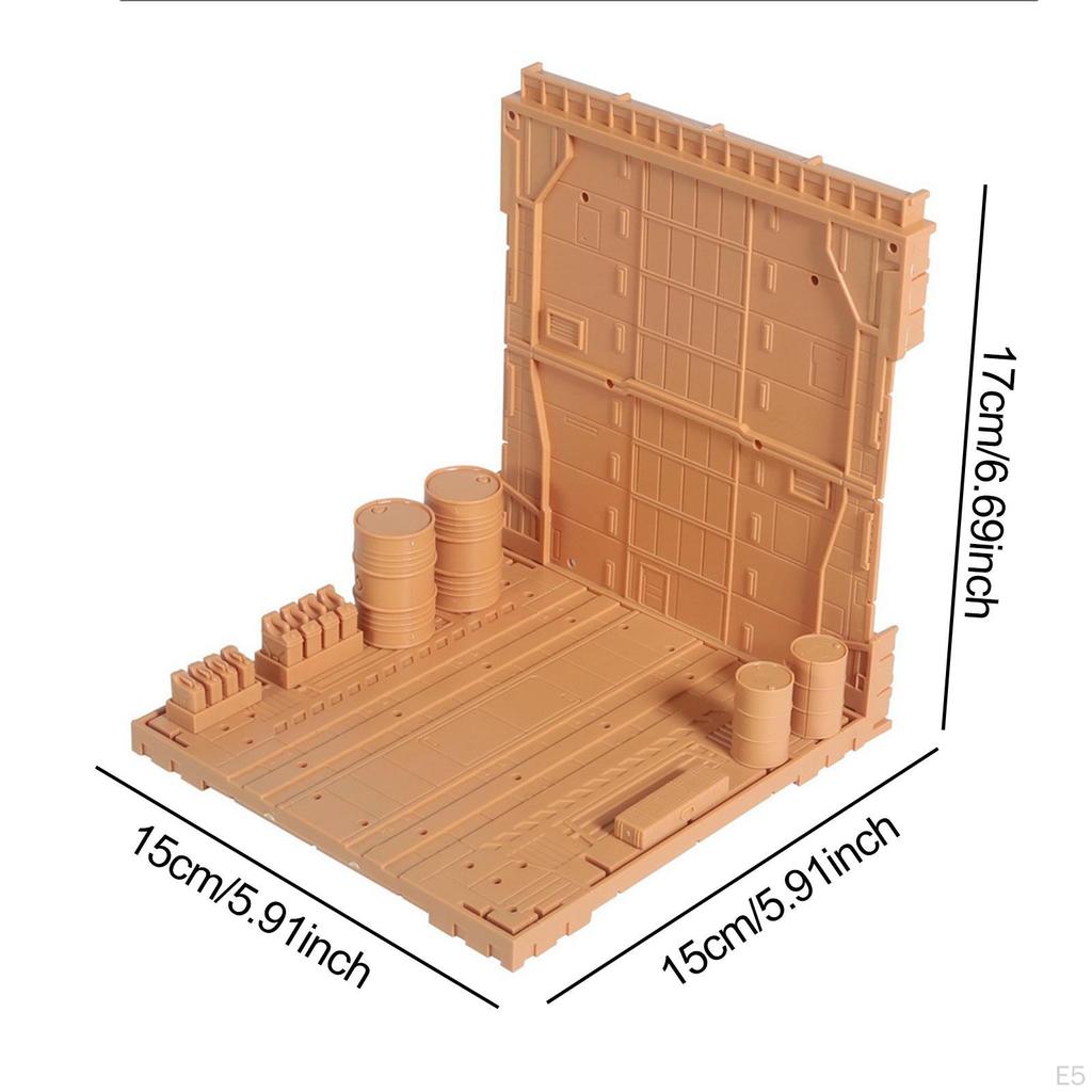 1 Interlocking Base Stand for Figures Modular Display Model Kit Universal Toy Storage Box