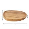 Wood Serving Tray Irregular Shape Food Platter Easy To Clean Storage Tray  Dining Table