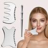 Stainless Steel Gua Sha Facial Tool – Massage Board for Acupressure, Deep Tissue Stimulation, and Facial Lifting