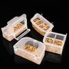 Transparent Bird Feeders for Easy Monitoring of Food Level and SpillProof Design Feeding Station for Bird Cage Hanging
