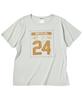 Eontaiteulseoul Untitle Number Patch Crop Short Sleeve Oatmeal