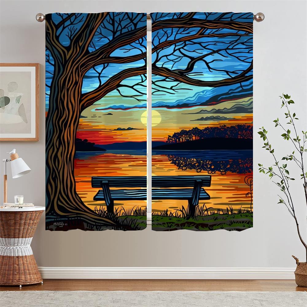 

Карикатурист Уолт Хандельсман, затемняющие шторы для спальни, перегородка в гостиной, тюль для кухни, шторы из 2 частей, жалюзи W50xH70cmx2pcs-CL