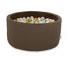 Piscina seca Minky H-40 cm com bolas 200 peças. - chocolate