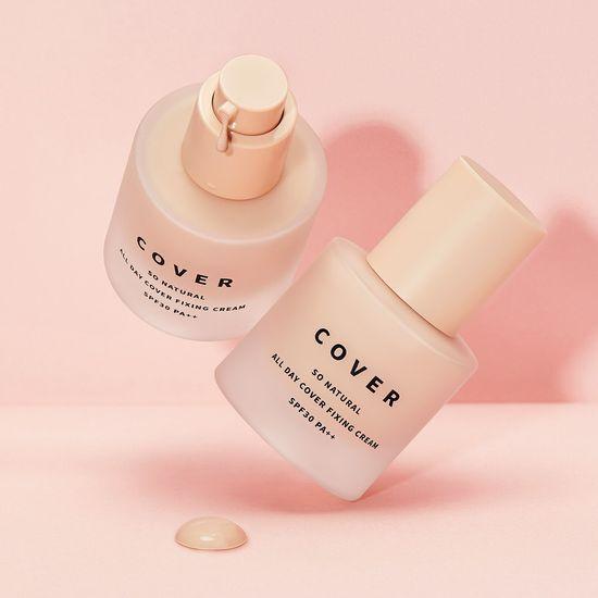 So Natural Powder Forum All Day Cover Fixing Cream