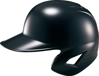 ZETT Beyzbol Yumuşak Beyzbol Vuruşu Tek Siyah Leo BHL308 Kask, Kulak, (1900), Boyut 59-61cm,