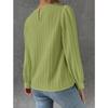 New Spring Round Neck Long Sleeve Loose Blouse Women Solid Color Office Shirt Ladies Casual Simple Tops Female Solid Color  Fashion Elegant Clothing