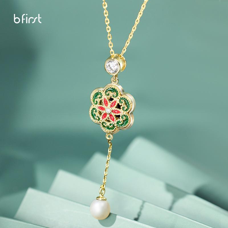 Цепочка для свитера из стерлингового серебра S925 универсальное высококачественное украшение женское нишевое новое китайское ожерелье 925 silver