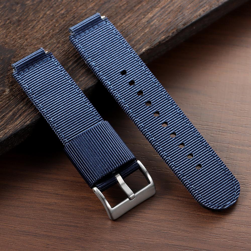 16mm 18mm Nylon Watch Strap for Casio GM110 Canvas Sport Black Green Bracelet SGW400 GM2100 AQ-S810 GA900 AE1200/1300 Wrist Belt