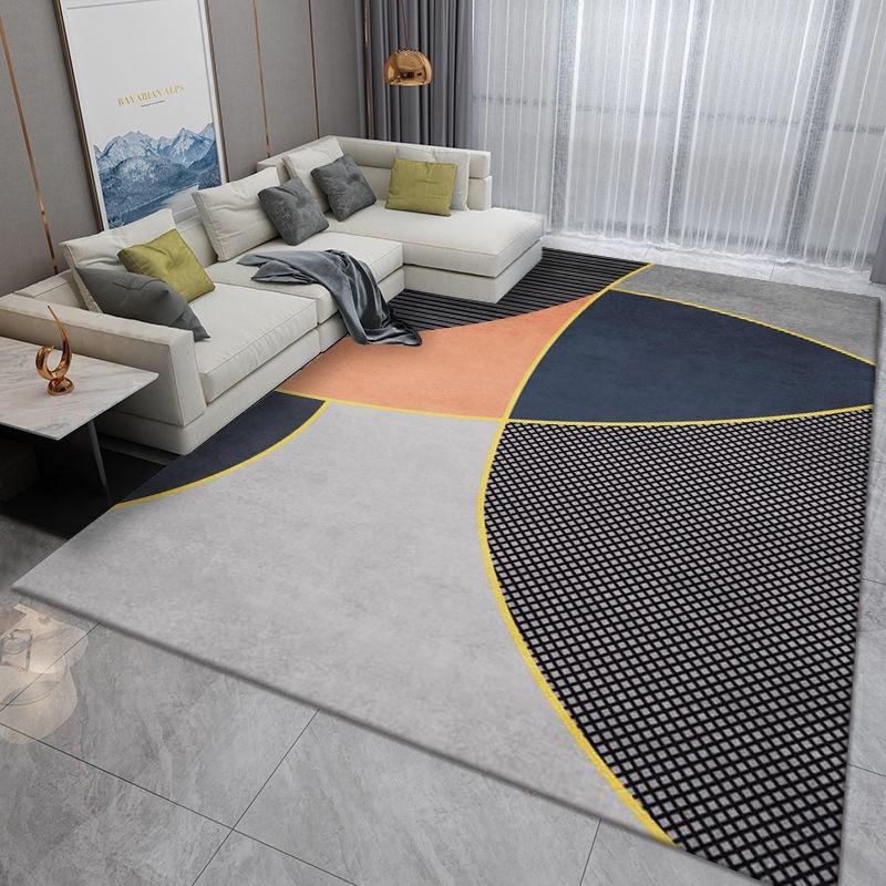 Nordic Light Luxury Door Floor Mat, Office Living Room Sand Carpet, Bedroom Bedside Full Of Thickened Carpet