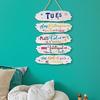 Decorative Hanging Sign, with Inspirational Words Wall Decor, Solid Wood Positive Quotes Sign, for Child's Room Playroom Nursery