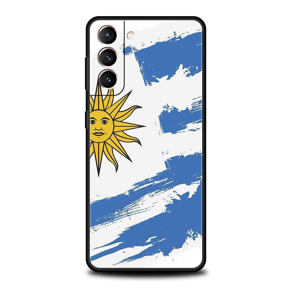 Argentina Flag Soccer 10 Soft Phone Case For Samsung Galaxy S23 S23 S22 S21 S20 FE Ultra 5G S10 S10E S9 S8 Plus 20 Cover Bumper