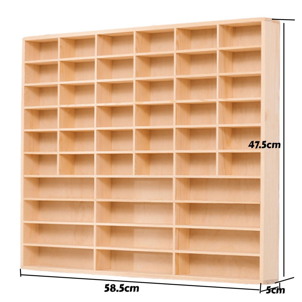 Wooden Toy Car Display Dustproof Toy Shelf Case Protection Organizing Showcase Protection Multifunctional Shelf
