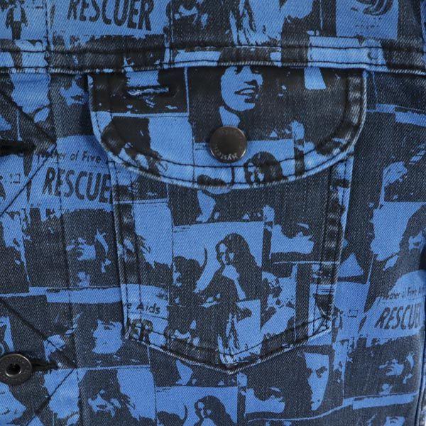 HYSTERICS made in Japan Overall handle Jacket S Bluish stretch Men's Used