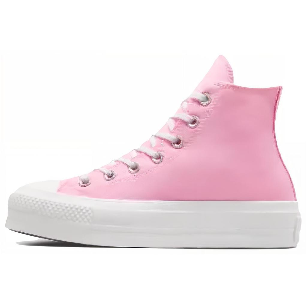 Converse Chuck Taylor All Star Lift Platform Classic Versatile High-Top Canvas Shoes Unisex sneaker Pink A10084C