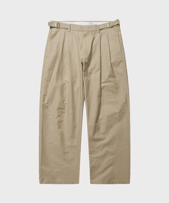 TY Adjust Double-Pleat Pants_Beige