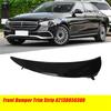 Right Front Bumper Trim Strip Accessories A2138856406 For E-Class W213 C238 2015- Car Accessorie Bright Black