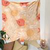 Cute Underwater Fish and Coral Pattern Patterned Tapestry Decorative Wall Hanging, Home Bedroom Living Room Decor