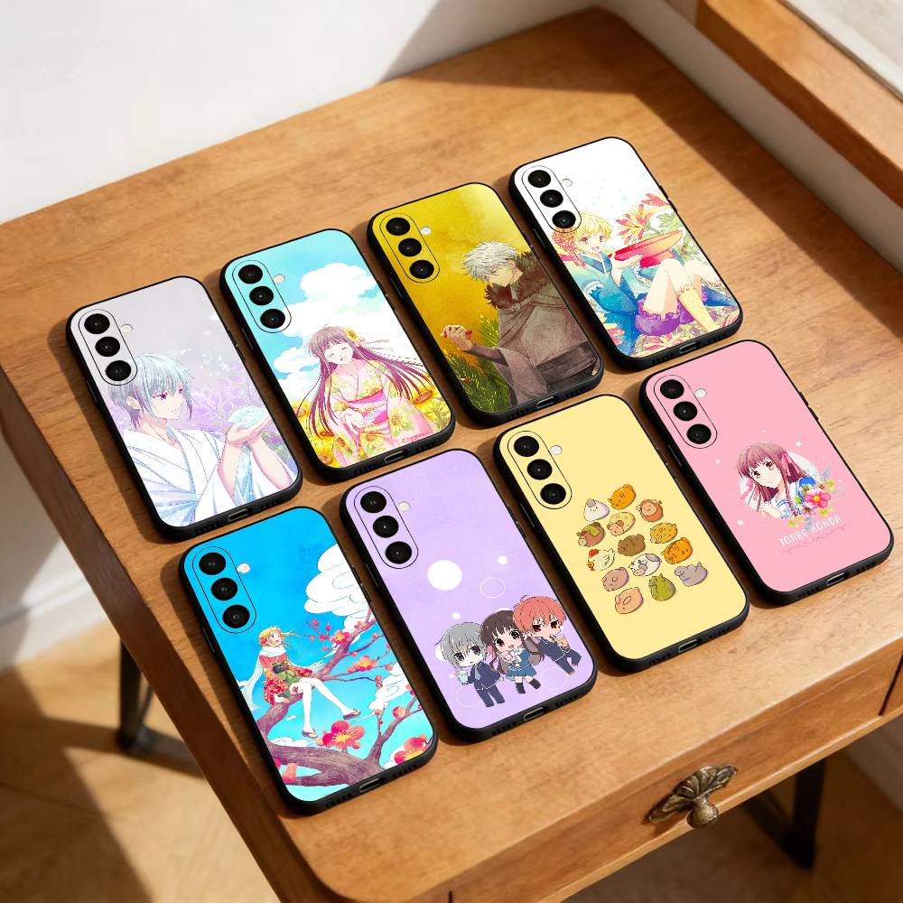 Anime F-Fruits B-Baskets Phone Case For Samsung Galaxy A20,21s,22,31,32,52,53,72,73,80,91 Soft Black Shell