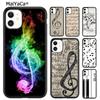 MaiYaCa Colorful Musical Notes Phone Case Cover For iPhone 17 Air 16 15 Plus 11 12 13 14 Pro Max Shell Coque