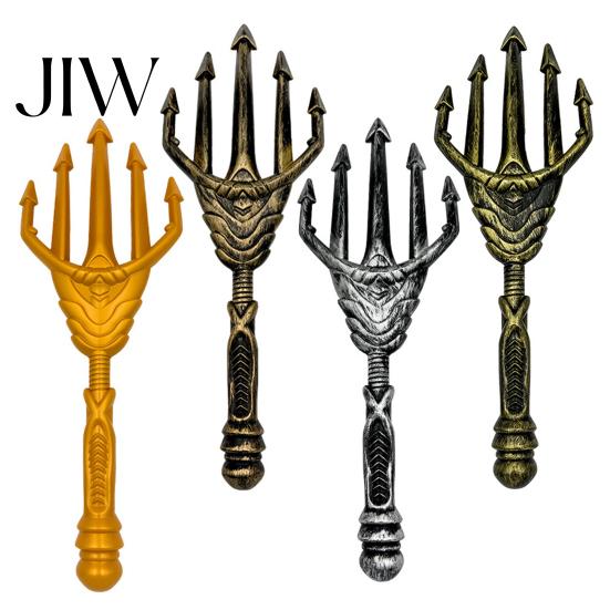 Durable Cosplay Spear Halloween Five-pronged Toy, Lightweight Handheld Plastic Five-tined Toy Fork, Weapon Props for Costume Party Stage Performance