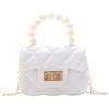 Jelly Bag South East Asia Children'S Bag Chain Pearl Handbag Rhombus Women'S Bag