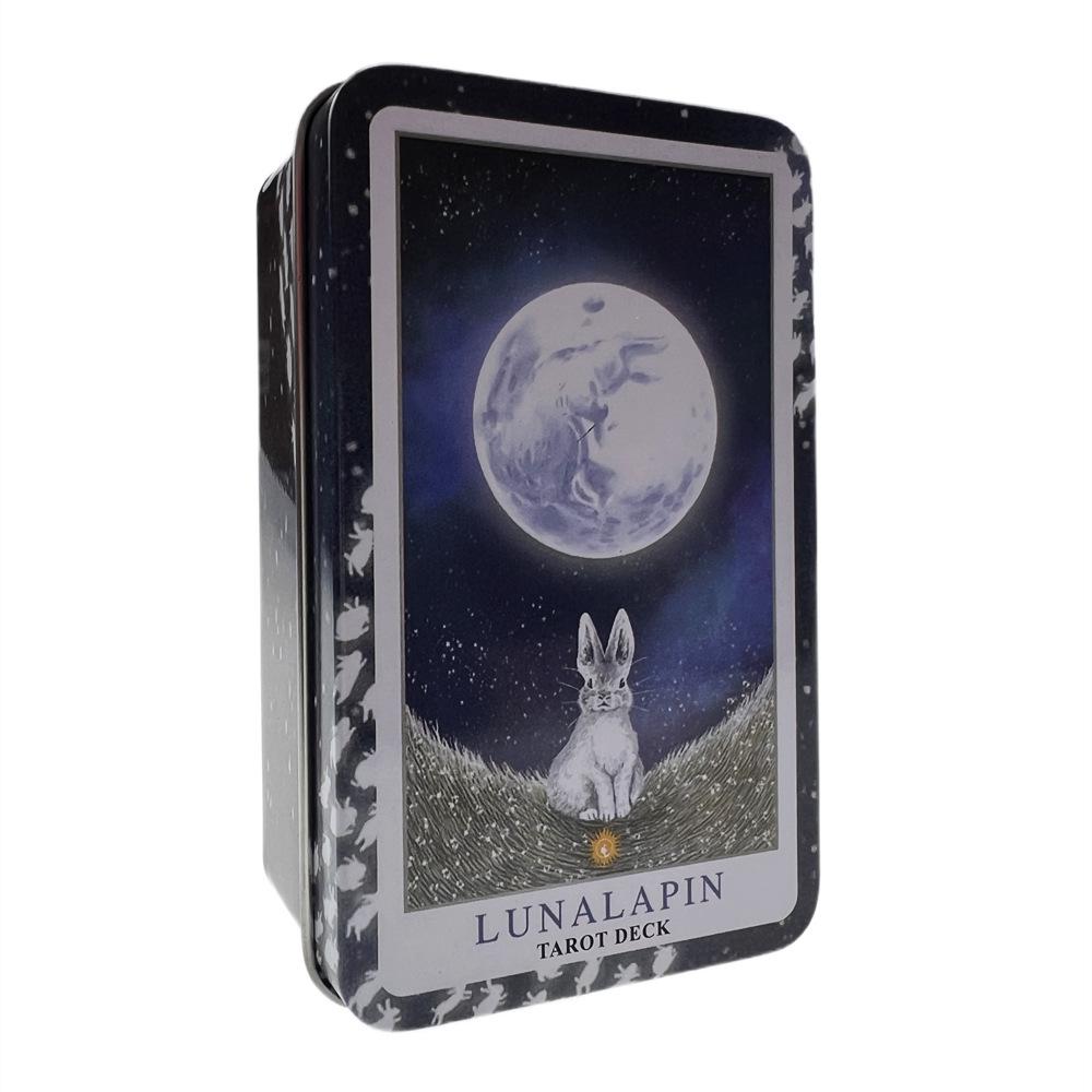 Baraja de Tarot Dorado con Caja de Hierro e Instrucciones